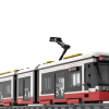 My MOC City Straßenbahn auf Schienenkreis